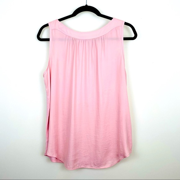 LOFT Tops Loft High Neck Satin Tank Top Poshmark